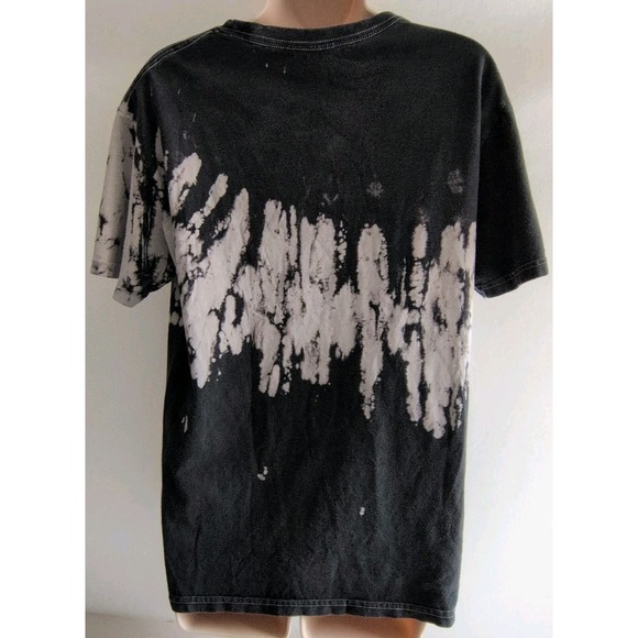 Boyz N The Hood Men's Black & White Tie Dye T-shirt Size Medium 100% Cotton - Picture 5 of 8